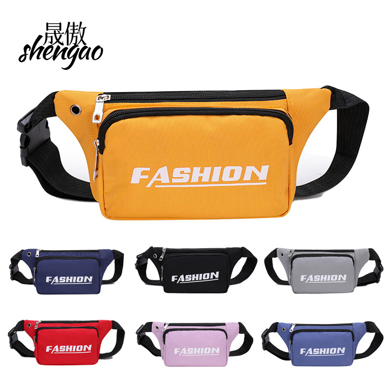 Sports waist bag for women running mobile phone bag for men Outdoor lightweight multifunctional large capacity waterproof cross body fashionable belt bag